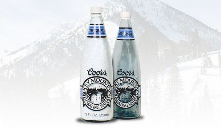 27 Failed Products - Coors Rocky Mountain Water.