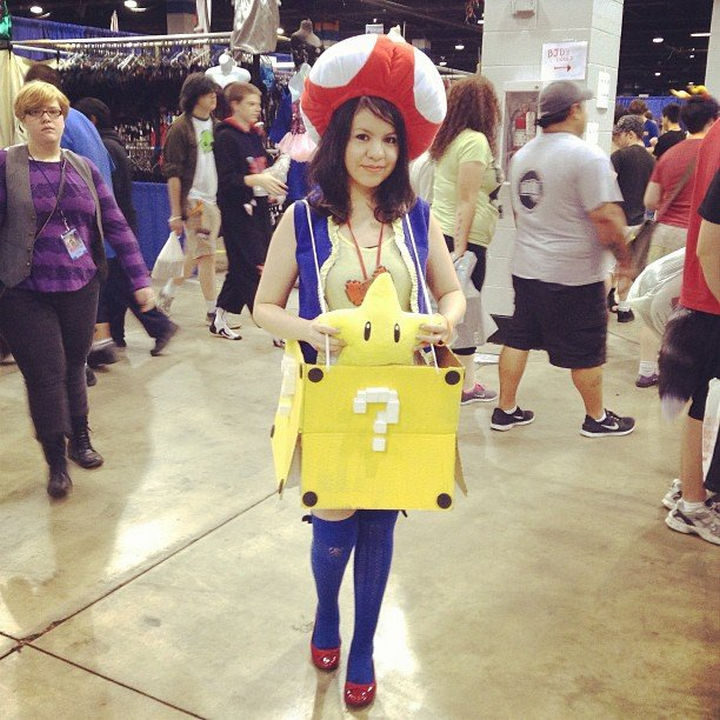 Great toad cosplay.